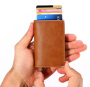 Carteira Inteligente Anti Furto RFID Couro