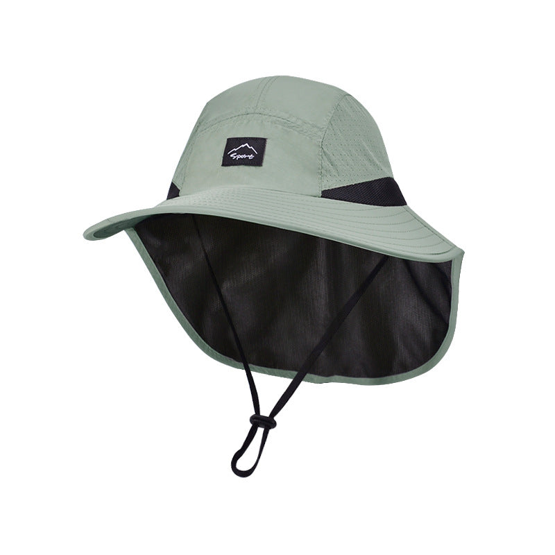 Chapéu para Pesca com Proteção Solar e Respirável.