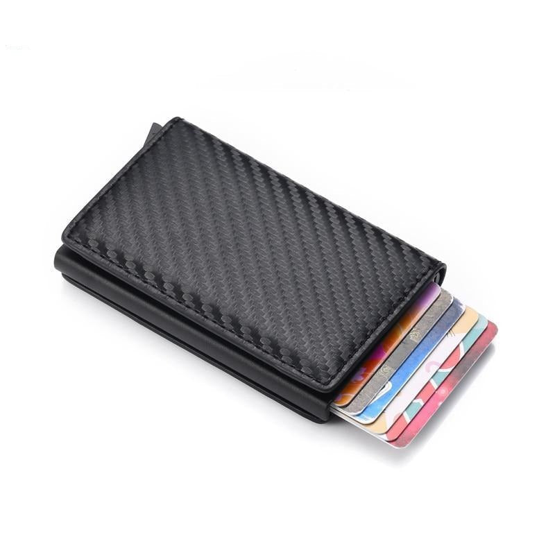 Carteira Inteligente Anti Furto RFID Couro
