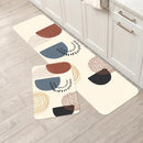 Kit 2 Tapetes Estampados para Cozinha Antiderrapante