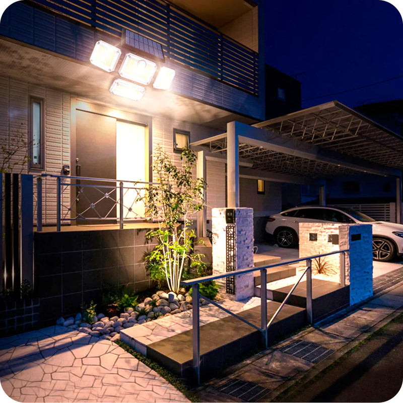 Refletor De Led Solar | Wall Security, Economia Garantida.