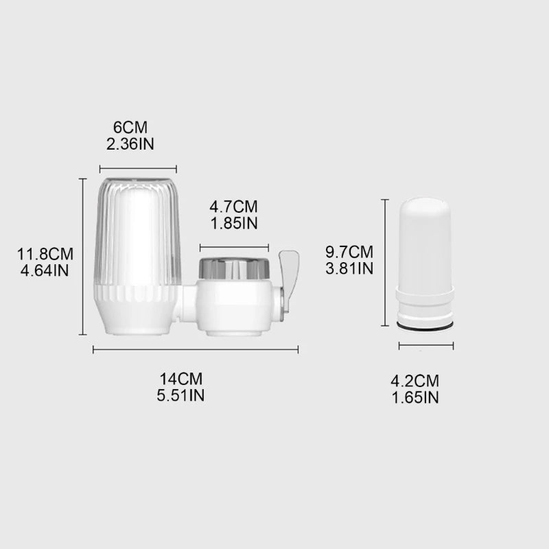 Filtro Purificador de Água Removível e Lavável