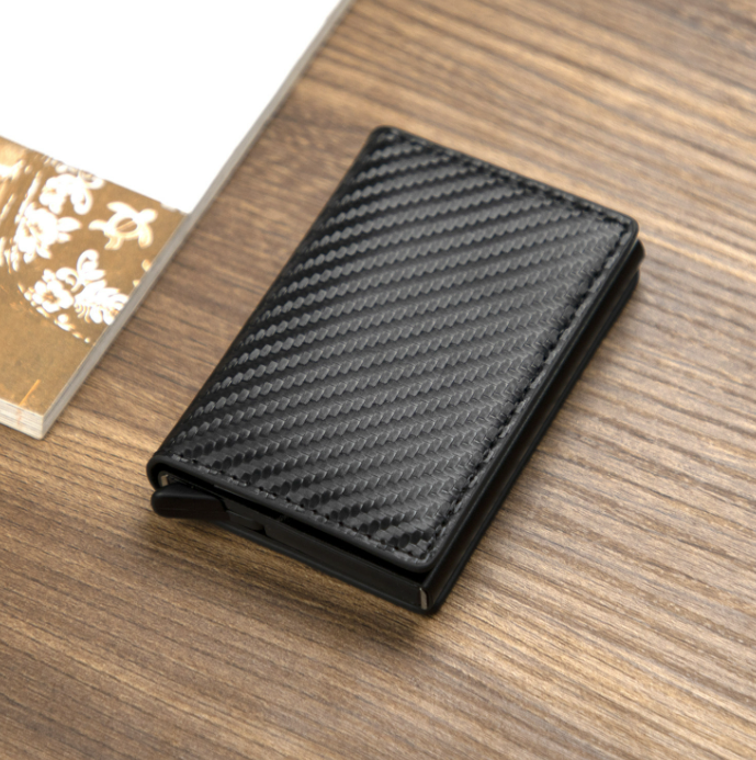 Carteira Inteligente Anti Furto RFID Couro