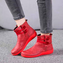 Bota Feminina de Couro Cano Curto | LadyLike