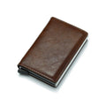 Carteira Inteligente Anti Furto RFID Couro