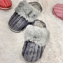Pantufa Feminina de Inverno Pompom Antiderrapante