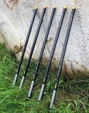 Vara de Pesca Fibra de Carbono Telescópica Ultra Leve.