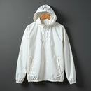 Jaqueta Masculina Corta Vento Forrada com Capuz e Zíper