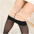 Meia-Calça Feminina Térmica Forrada Translúcida