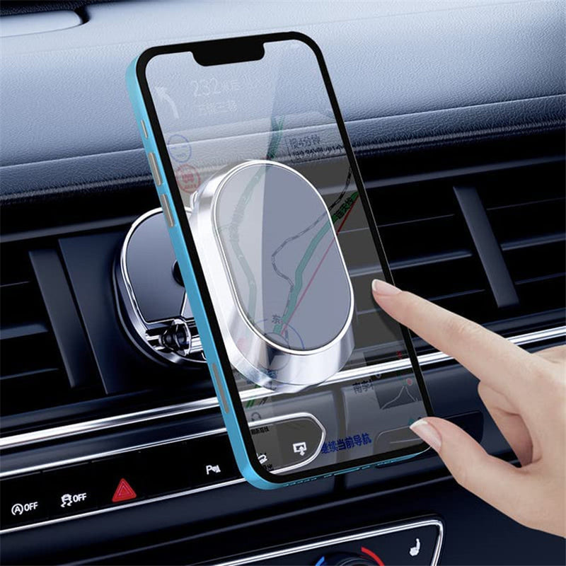 Suporte de Telefone Dobrável de Metal para Carro.