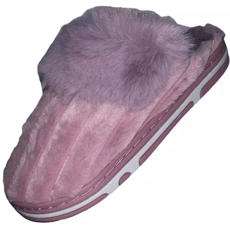 Pantufa Feminina de Inverno Pompom Antiderrapante