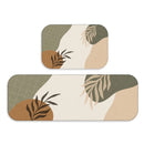 Kit 2 Tapetes Estampados para Cozinha Antiderrapante