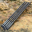 Vara de Pesca Fibra de Carbono Telescópica Ultra Leve.