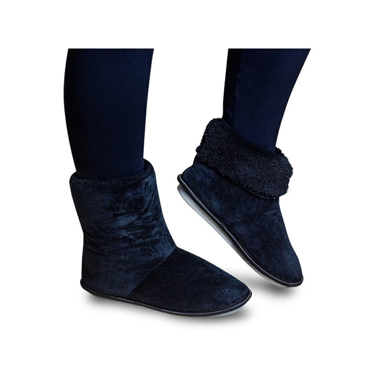 Pantufa Bota de Inverno Unissex Peluciada e Antiderrapante
