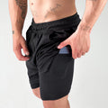 Bermuda Masculina Comfort Fitness 2 em 1 – Ideal para Atividades Físicas