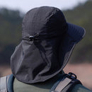 Chapéu para Pesca com Proteção Solar e Respirável.