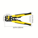 Alicate 5 em 1 Automático Decapador e Crimpador de Fios