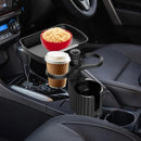 Suporte de Copo com Bandeja Ajustável para Carro