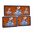 Kit 3 Tapetes Estampados para Cozinha Antiderrapante