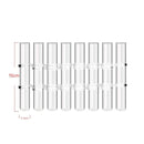 Conjunto Vaso de Tubo Ajustável de Vidro Transparente | GlassGlow