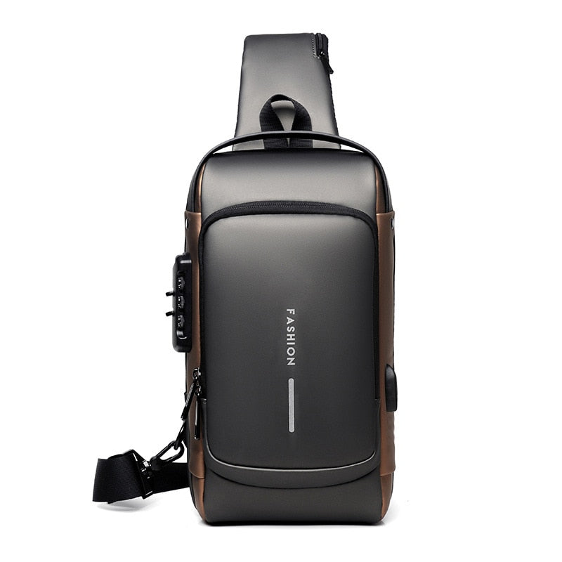 Bolsa de Ombro Antifurto com Carregamento USB, a Solução Perfeita.