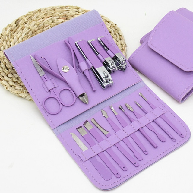 Kit Manicure 12/16 Peças | Beauty, para os Cuidados, das suas Unhas.