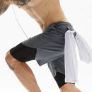 Bermuda Masculina Comfort Fitness 2 em 1 – Ideal para Atividades Físicas