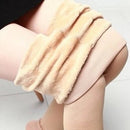 Meia-Calça Feminina Térmica de Flanela com Cintura Alta