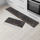 Kit 2 Tapetes Estampados para Cozinha Antiderrapante