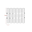 Conjunto Vaso de Tubo Ajustável de Vidro Transparente | GlassGlow