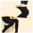 Meia-Calça Térmica de Inverno Flanelada com Pé e Cintura Alta