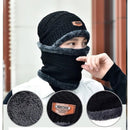 Kit Inverno Completo Unissex Touca de Frio com Gola Forrada e Luva